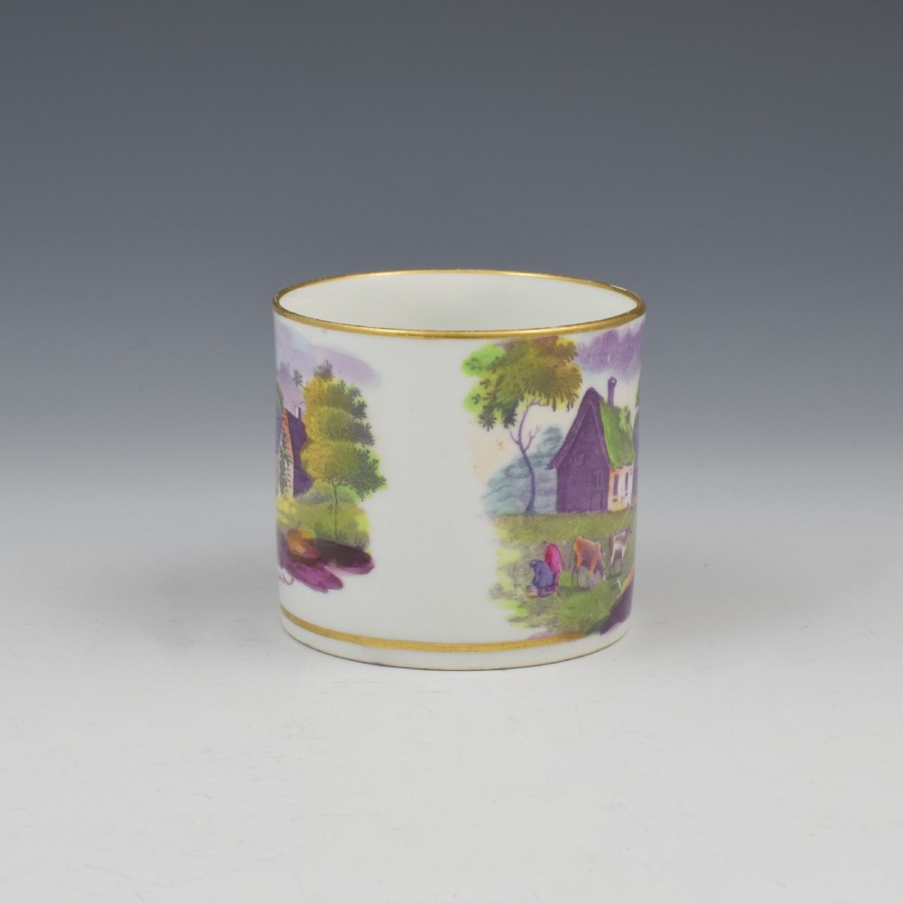 Regency New Hall Bone China Coffee Can c.1815 View III