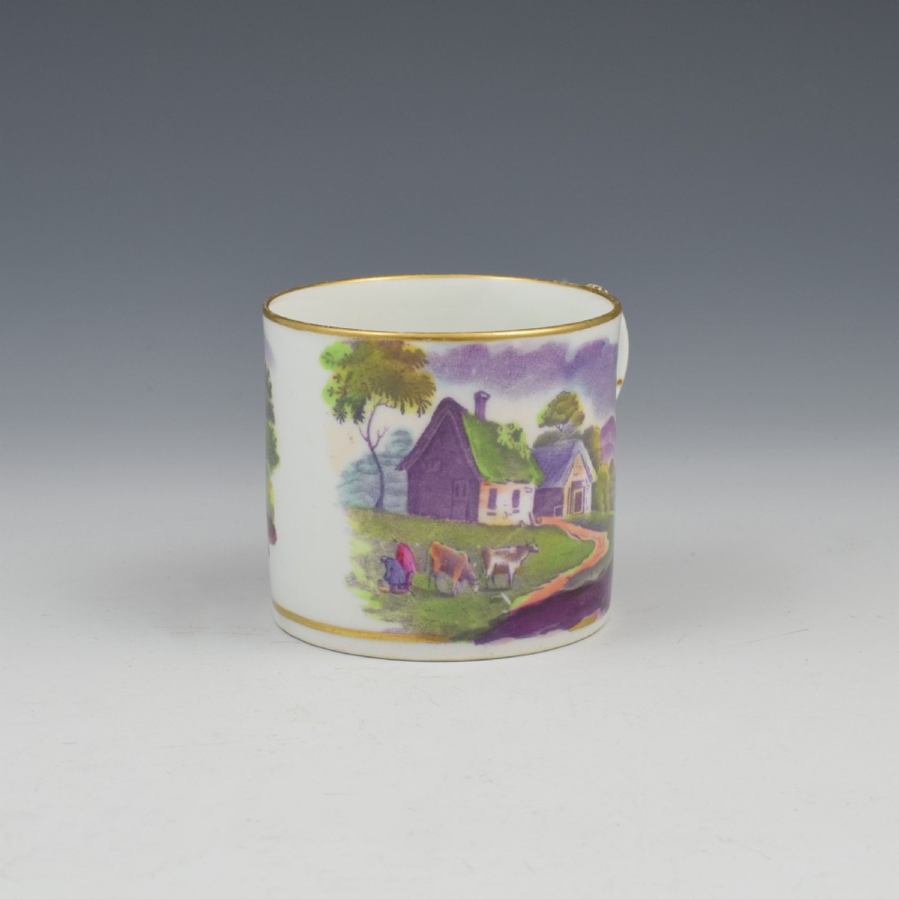 Regency New Hall Bone China Coffee Can c.1815 View IV