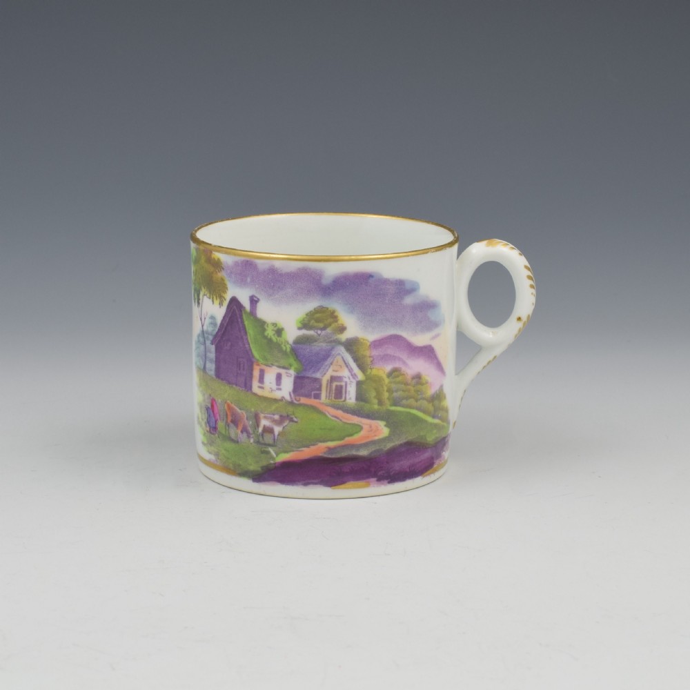 Regency New Hall Bone China Coffee Can c.1815 View V