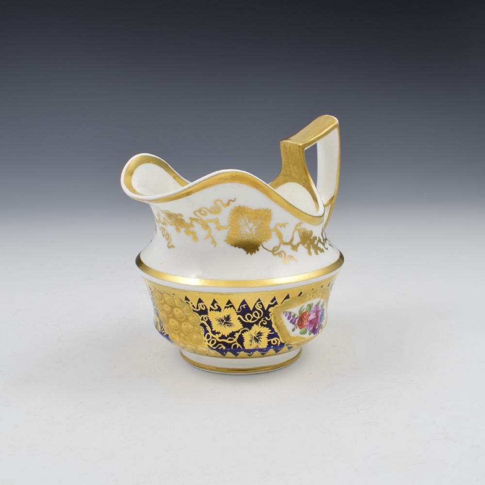 Spode Felspar Porcelain Milk / Cream Jug Pattern 4003, c.1825 View IV