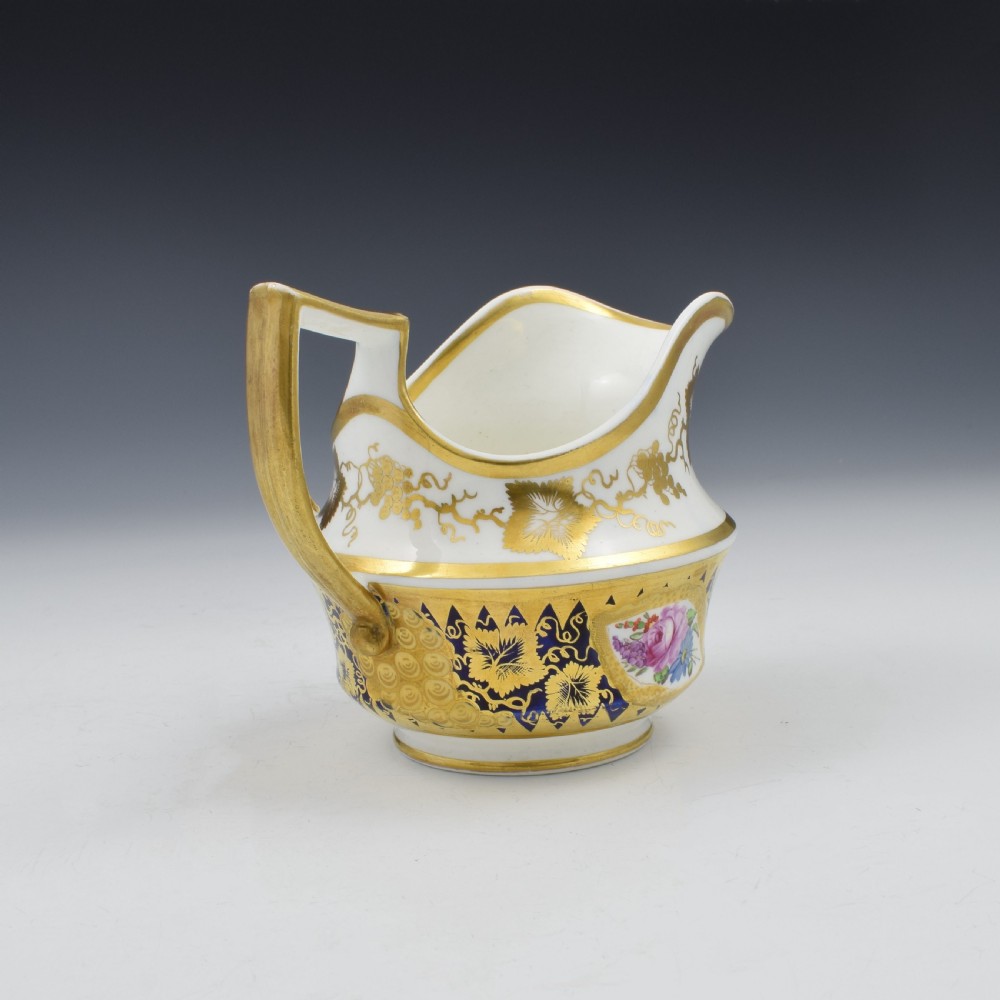 Spode Felspar Porcelain Milk / Cream Jug Pattern 4003, c.1825 View VIII