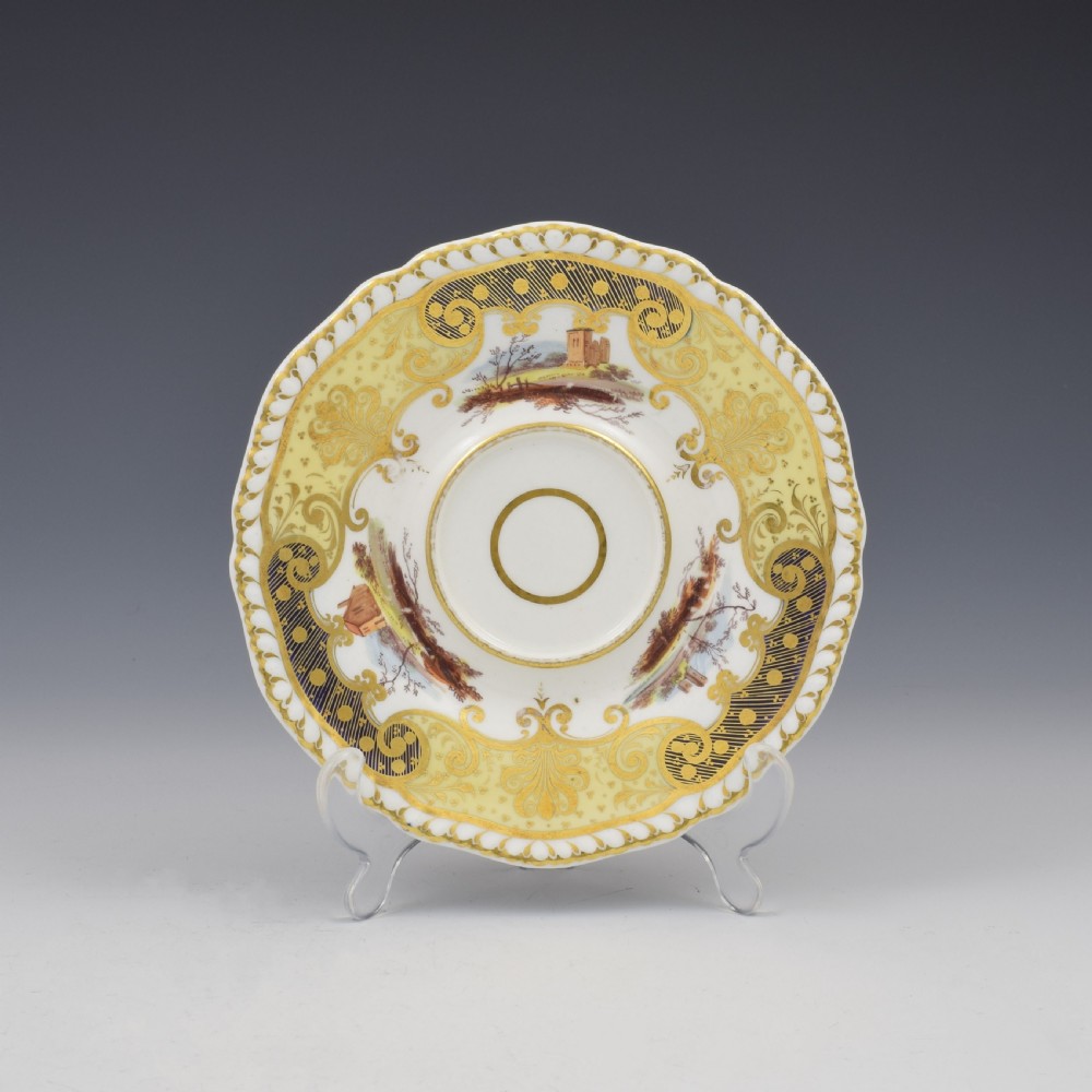 H & R Daniel Porcelain Tea Cup & Saucer Pattern 4111 c.1825 View IV