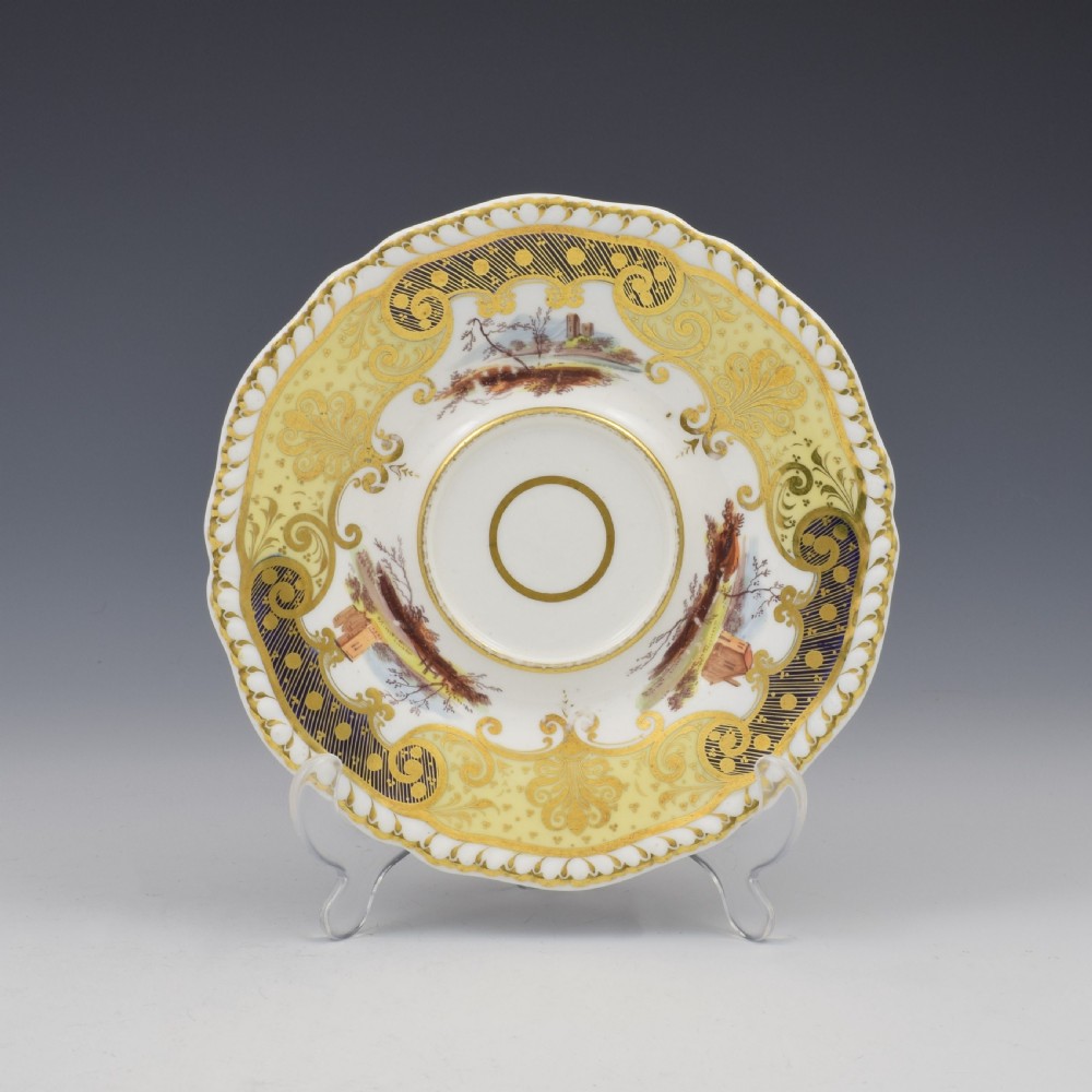 H & R Daniel Porcelain Tea Cup & Saucer Pattern 4111 c.1825 View V
