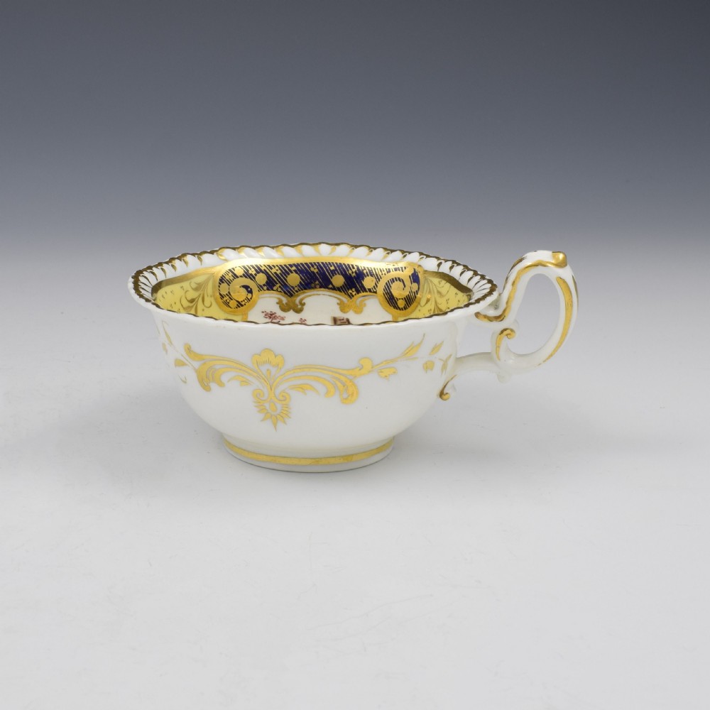 H & R Daniel Porcelain Tea Cup & Saucer Pattern 4111 c.1825 View X