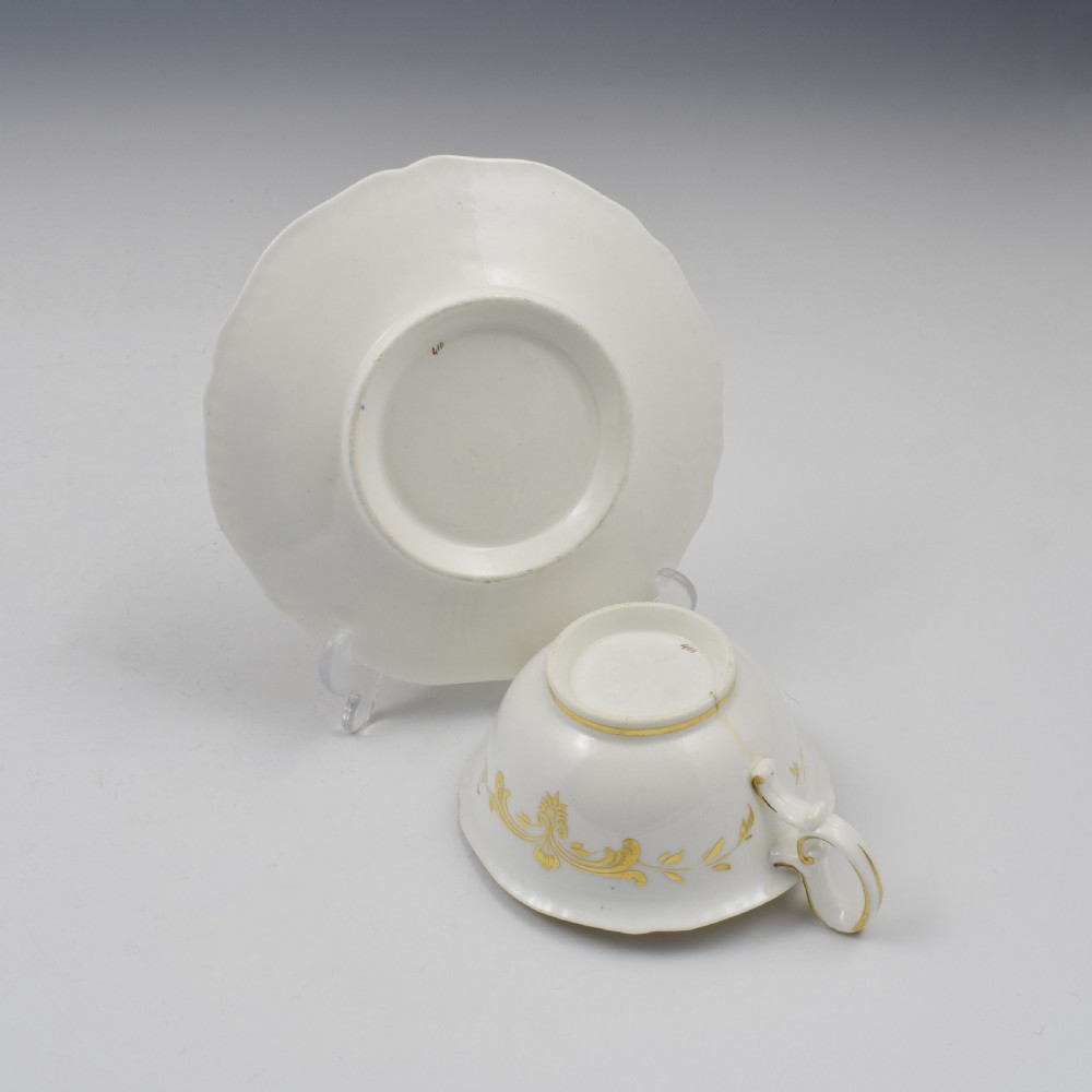 H & R Daniel Porcelain Tea Cup & Saucer Pattern 4111 c.1825 View XIII