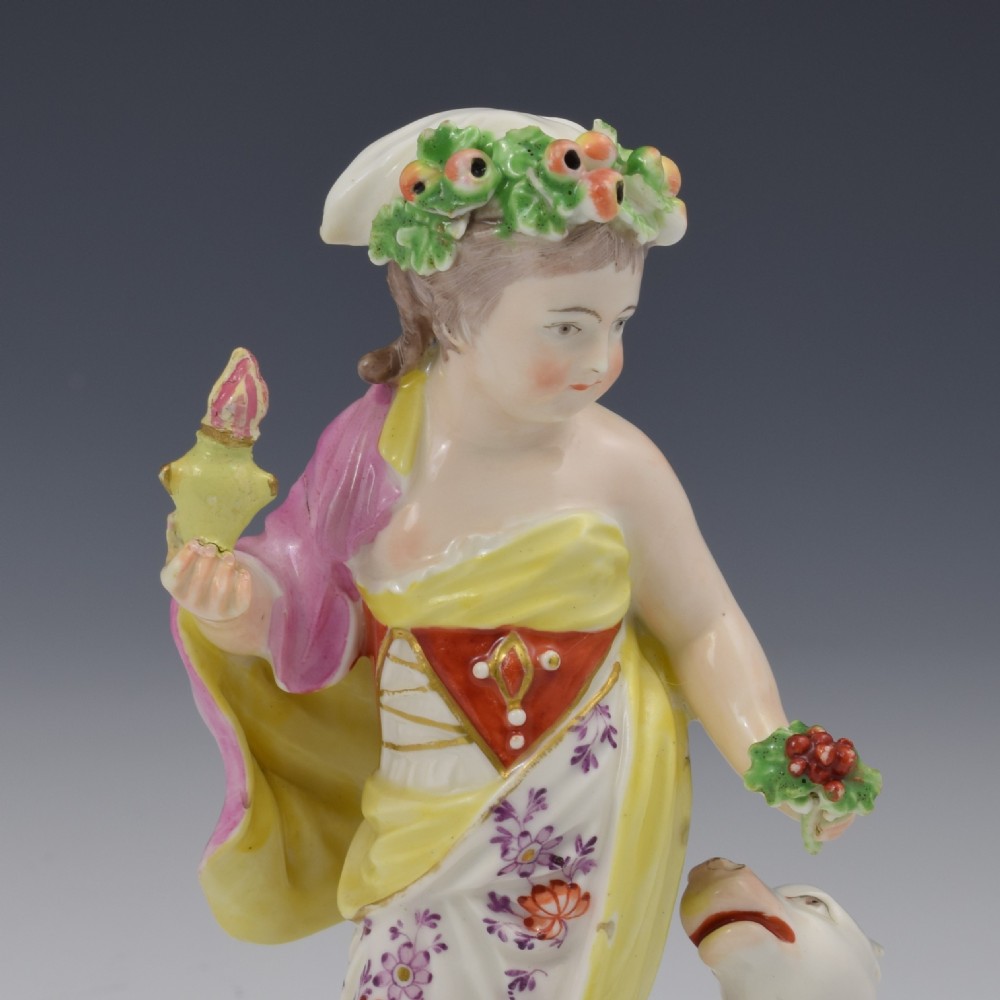 Derby Porcelain Allegorical Figure Of Asia From The Four Quarters Of The Globe c.1765 View IX