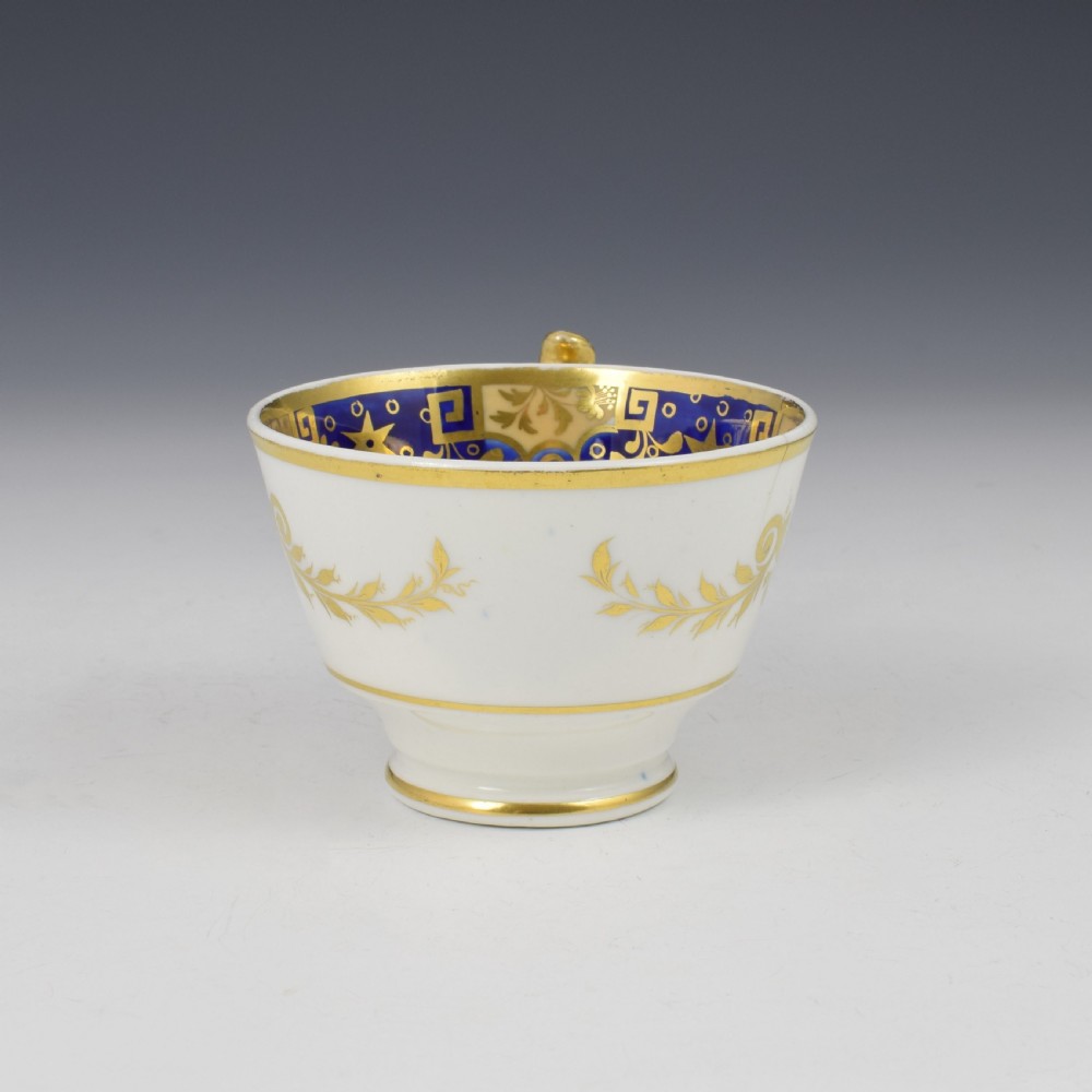 Ridgway Porcelain Coffee Cup & Saucer Pattern 2/739 c.1825 View V