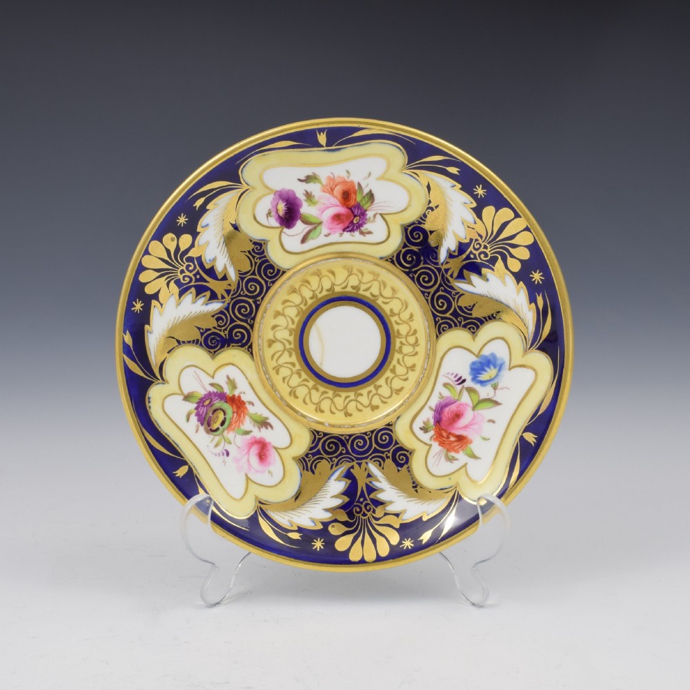 H & R Daniel Etruscan Shape Cup & Saucer Trio Pattern 3859 c.1820 View III