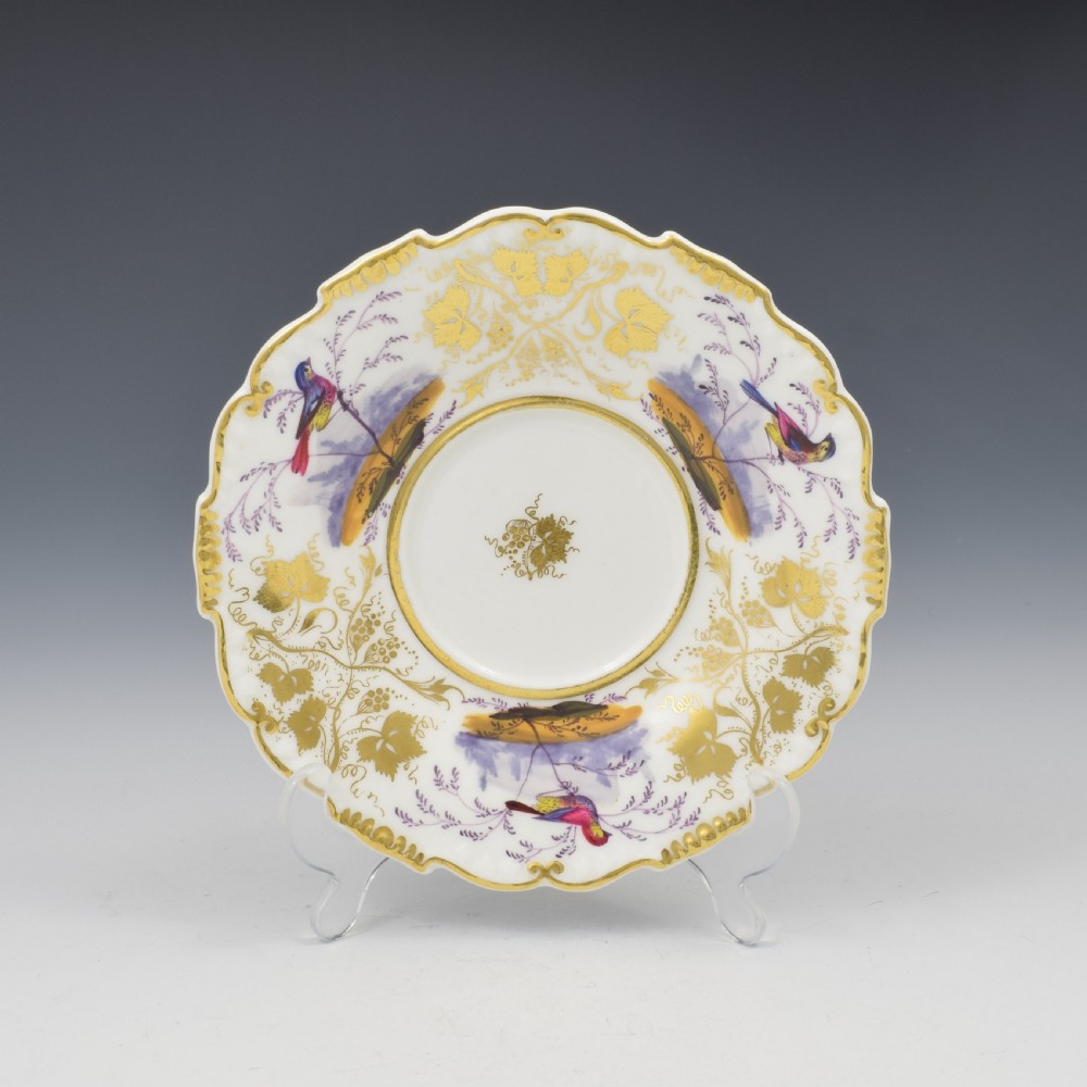 H & R Daniel Shrewsbury Shape Coffee Cup & Saucer Pattern 4237 c.1825  View III