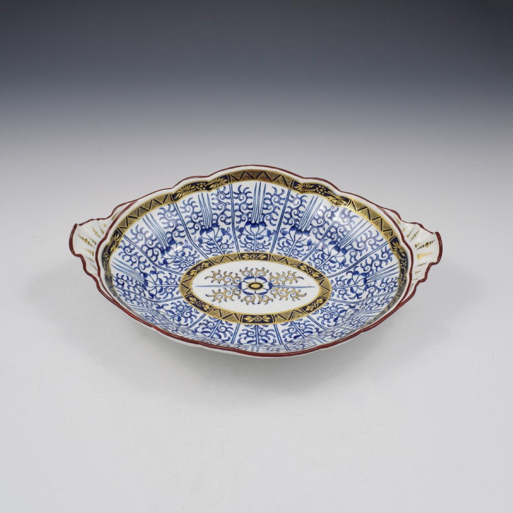 Barr Flight & Barr Worcester Porcelain Large Royal Lily Dessert Dish Centrepiece