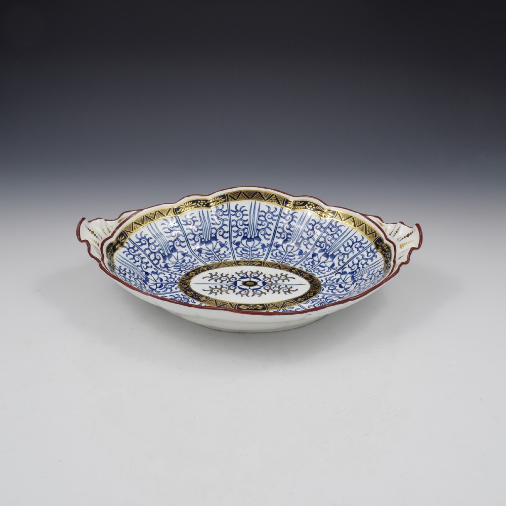 Barr Flight & Barr Worcester Porcelain Large Royal Lily Dessert Dish Centrepiece View II