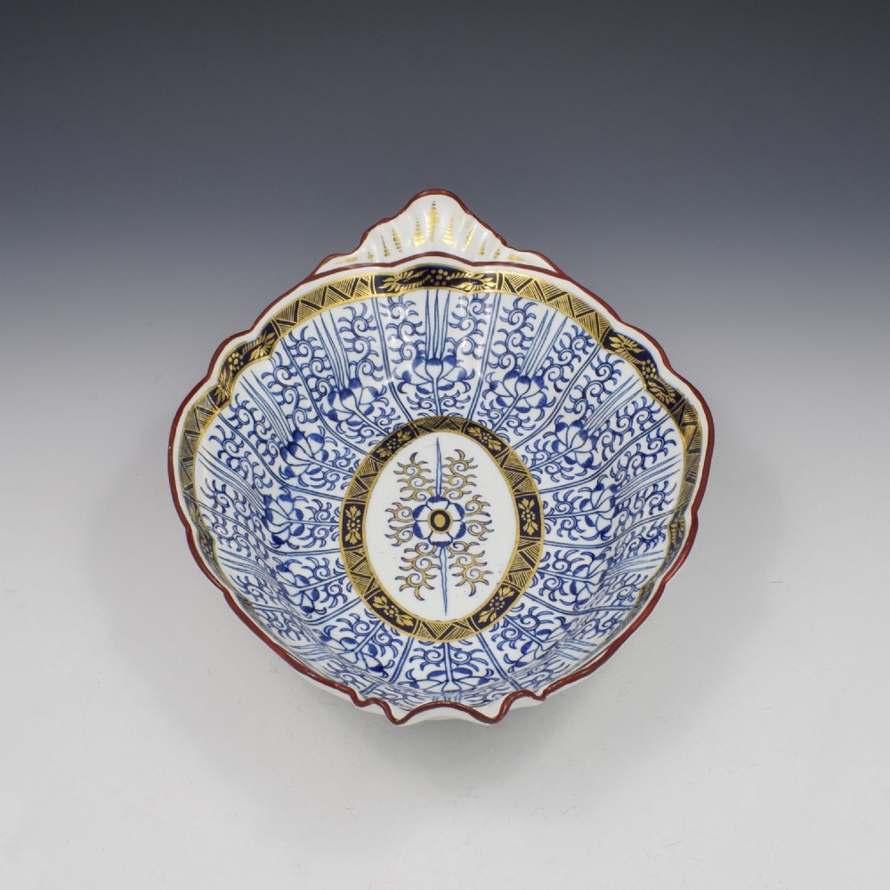 Barr Flight & Barr Worcester Porcelain Large Royal Lily Dessert Dish Centrepiece View IV