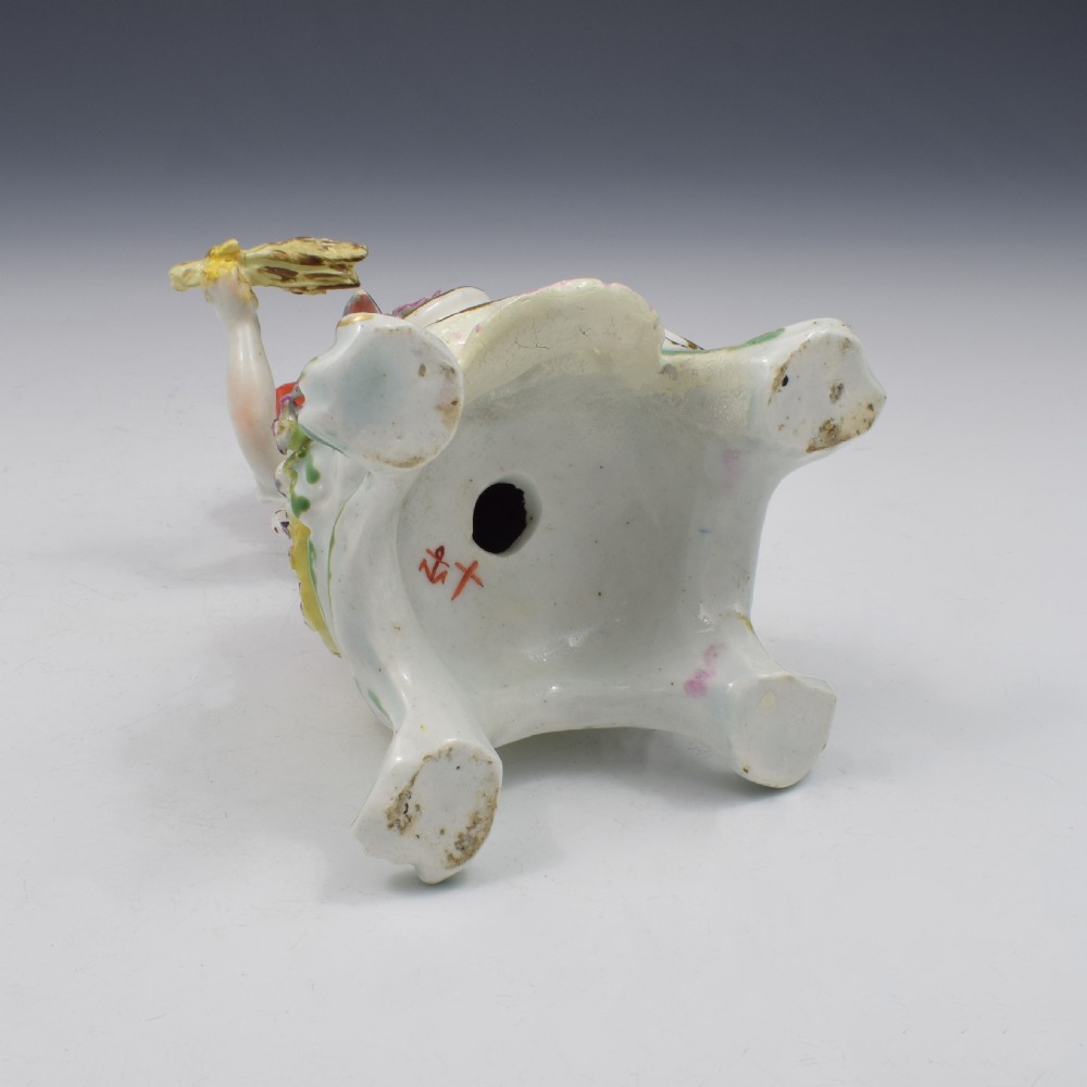 Bow Porcelain Allegorical Figure Of Summer (Seated Rustic Seasons) c.1765 View XIII