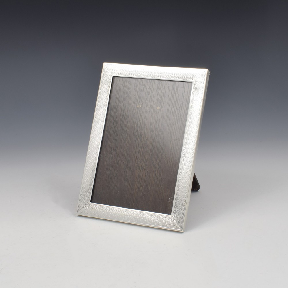 Art Deco Rectangular Silver Photograph Frame 1930 View VII