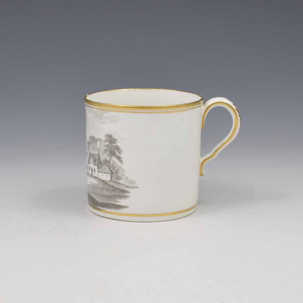 Spode Porcelain Bat Print Coffee Can Pattern 557 c.1805
