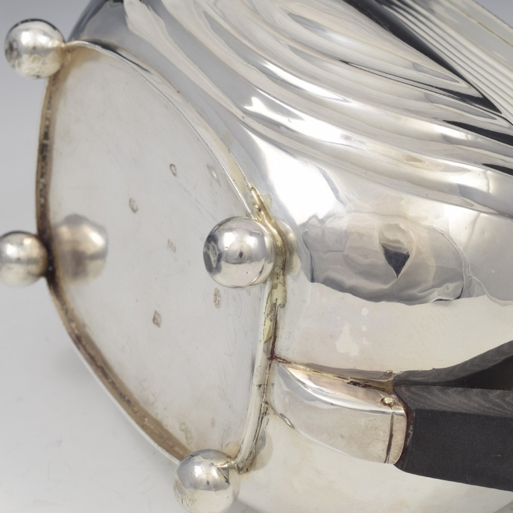 Fine Georgian Silver Bombe Teapot 1806 View XIV