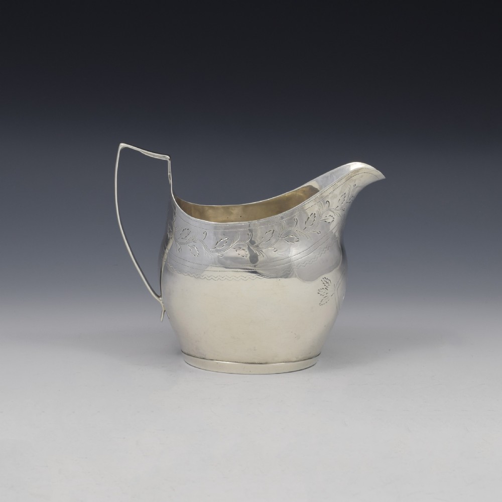 Georgian Provincial Silver Cream Jug Exeter c.1800 Richard Ferris George III