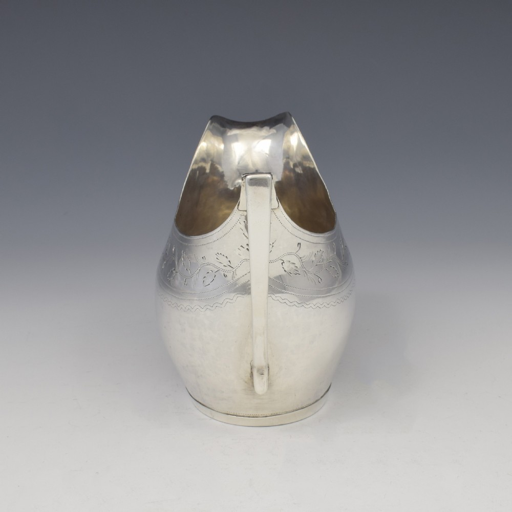Georgian Provincial Silver Cream Jug Exeter c.1800 Richard Ferris George III View VII