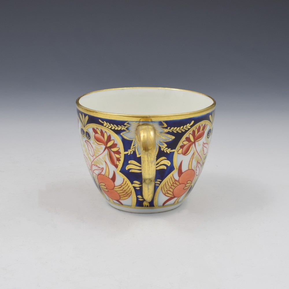 Coalport Porcelain Cup & Saucer c.1810 Imari Pattern 504 View VI