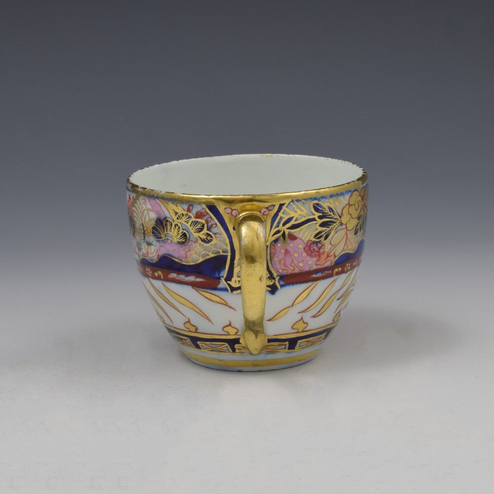 Coalport Porcelain Imari Pattern Cup & Saucer c.1810 View VI