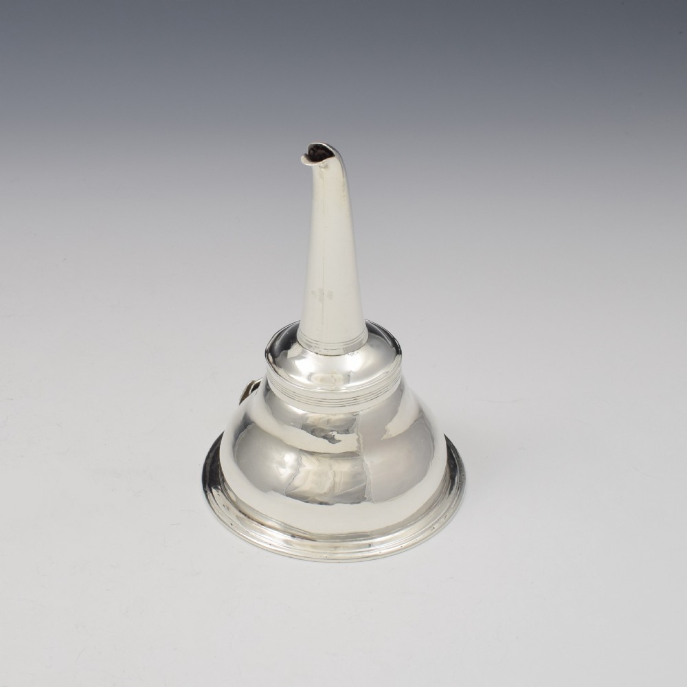 Georgian Silver Wine Funnel  View II