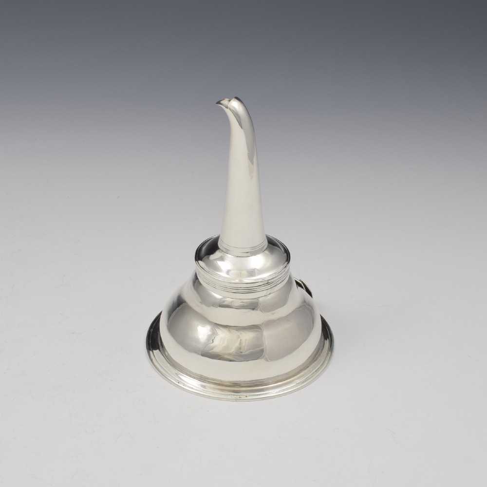 Georgian Silver Wine Funnel  View III