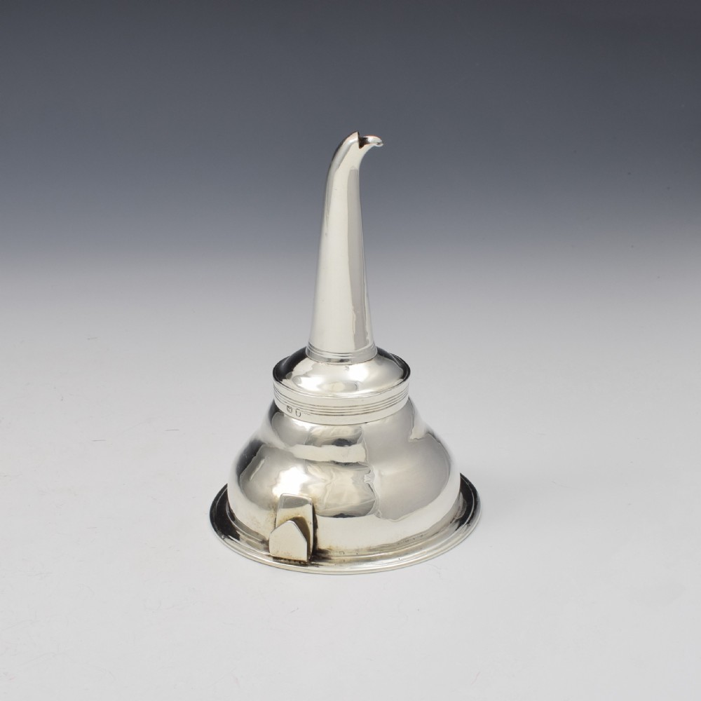 Georgian Silver Wine Funnel  View VI