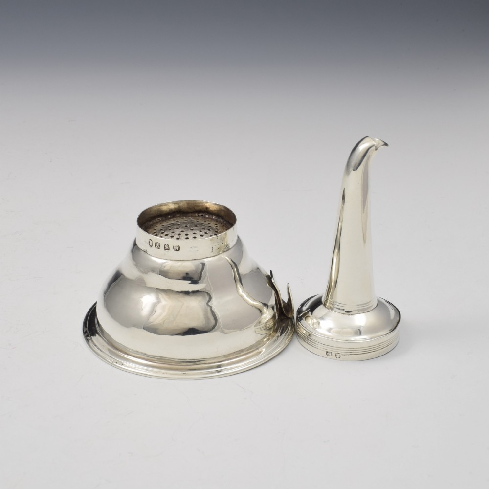 Georgian Silver Wine Funnel  View VIII