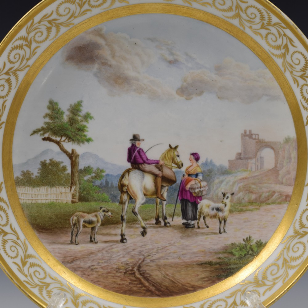 Georgian Spode Bone China Porcelain Saucer Dish c.1810 View II