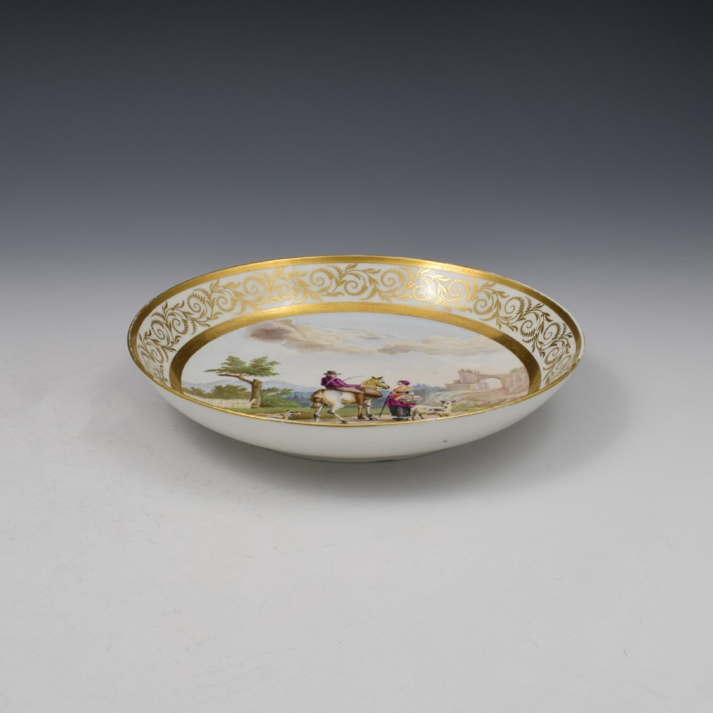 Georgian Spode Bone China Porcelain Saucer Dish c.1810 View V