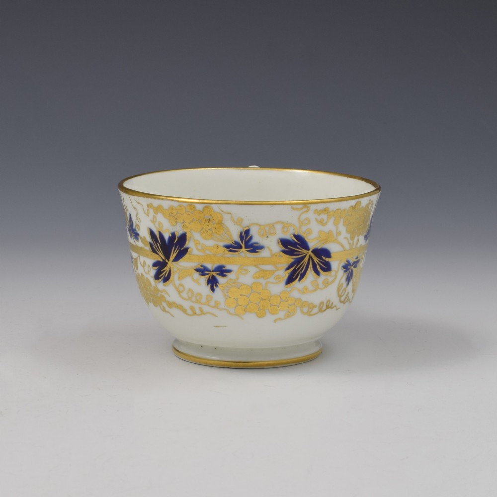 Bloor Derby Porcelain Tea Cup & Saucer c.1820 View V