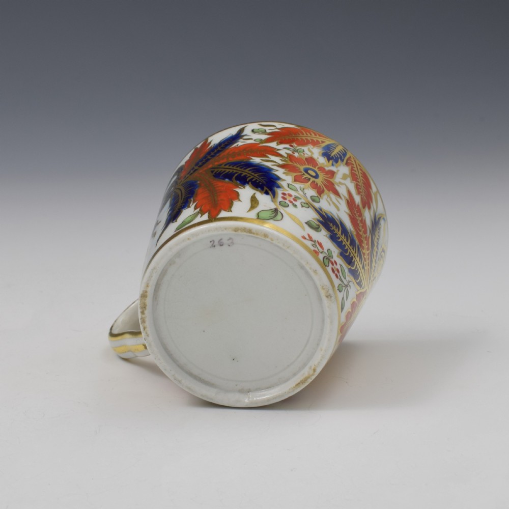 Chamberlain Worcester Porcelain Tobacco Leaf Coffee Can 263 View XI