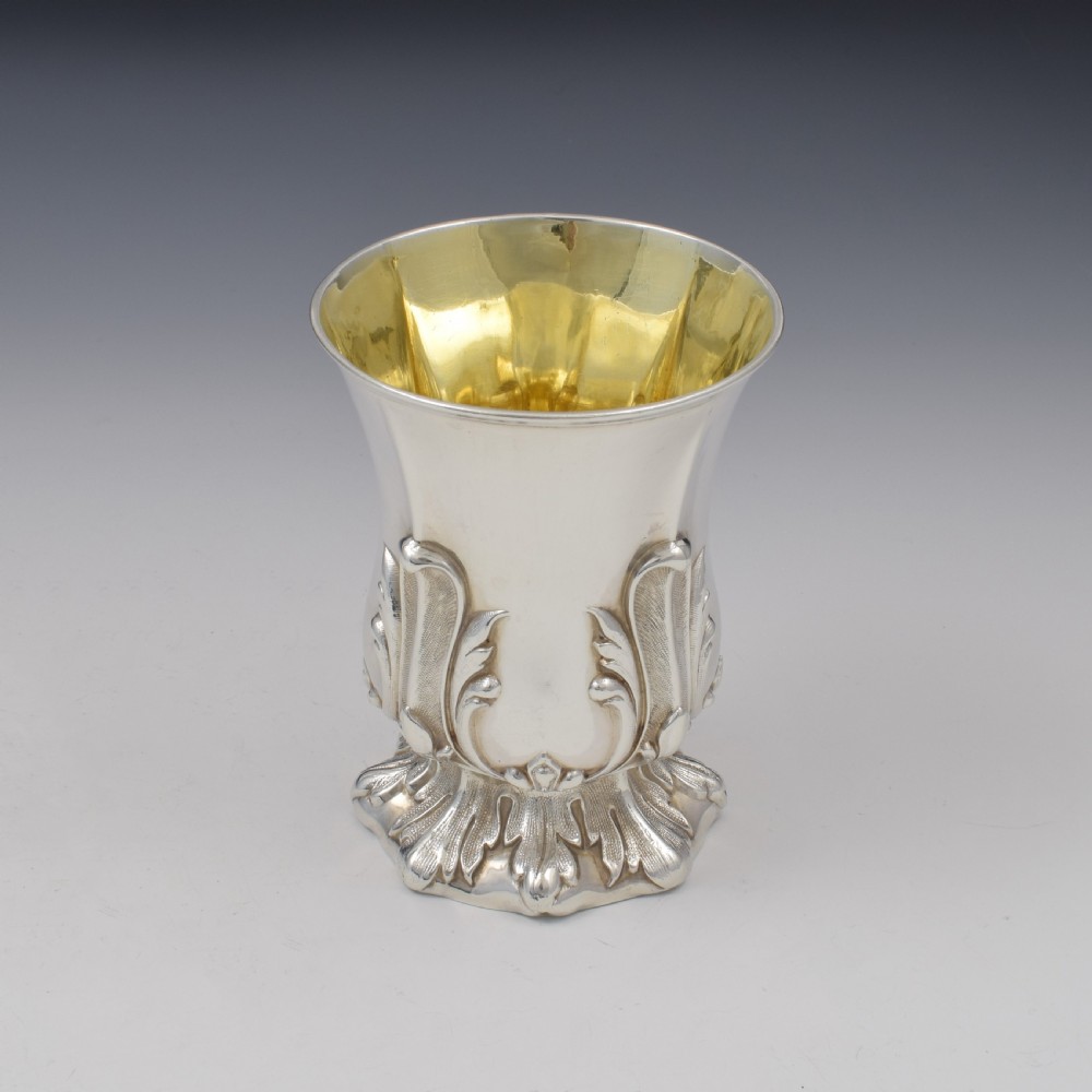 Victorian Silver Chalice Cup Henry Wilkinson & Co. 1843 