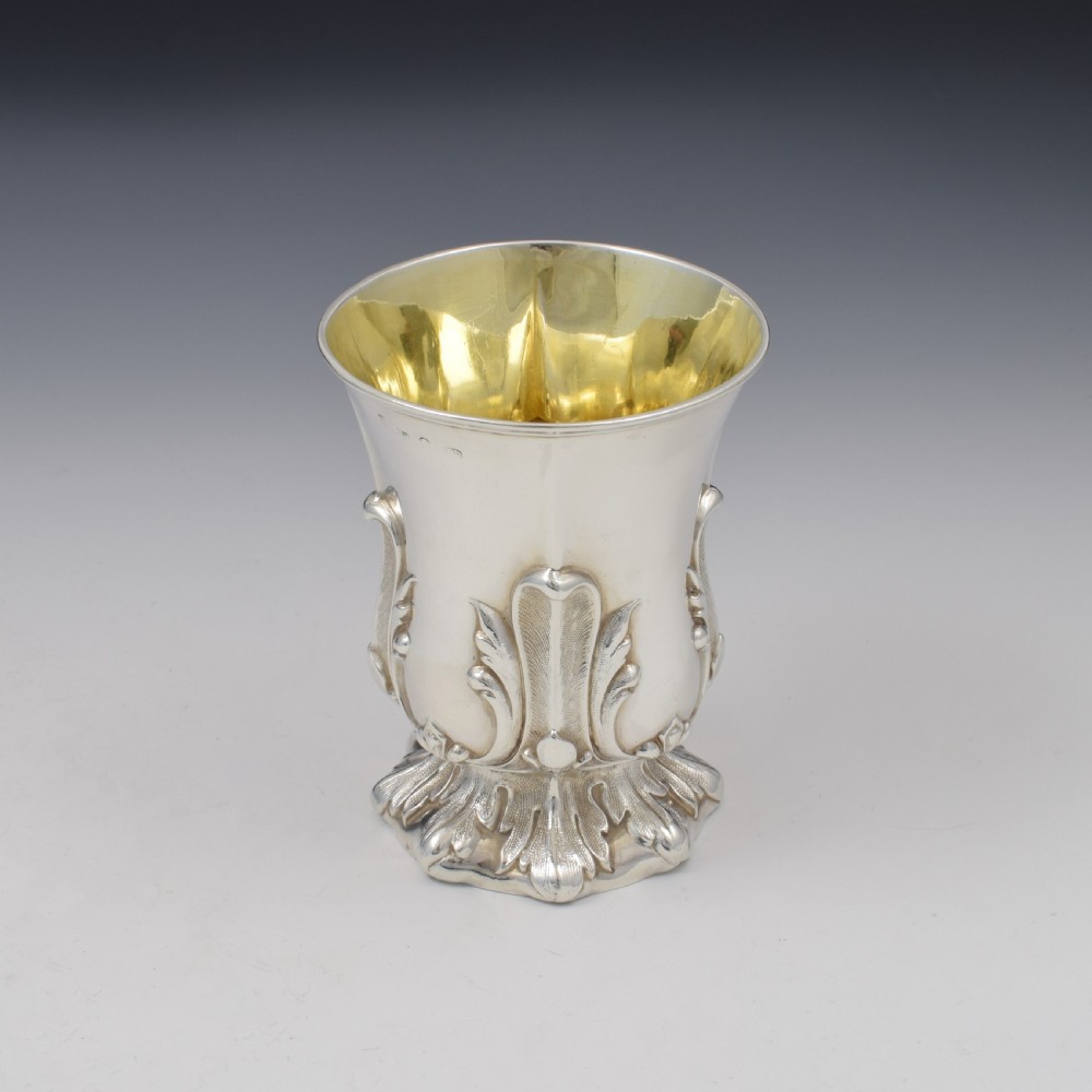 Victorian Silver Chalice Cup Henry Wilkinson & Co. 1843  View II