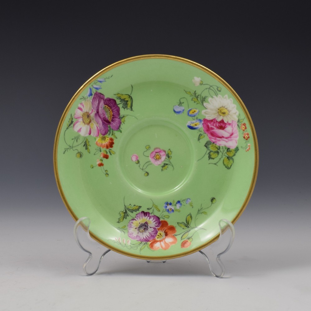 King Street Derby Porcelain Tea Cup & Saucer View II