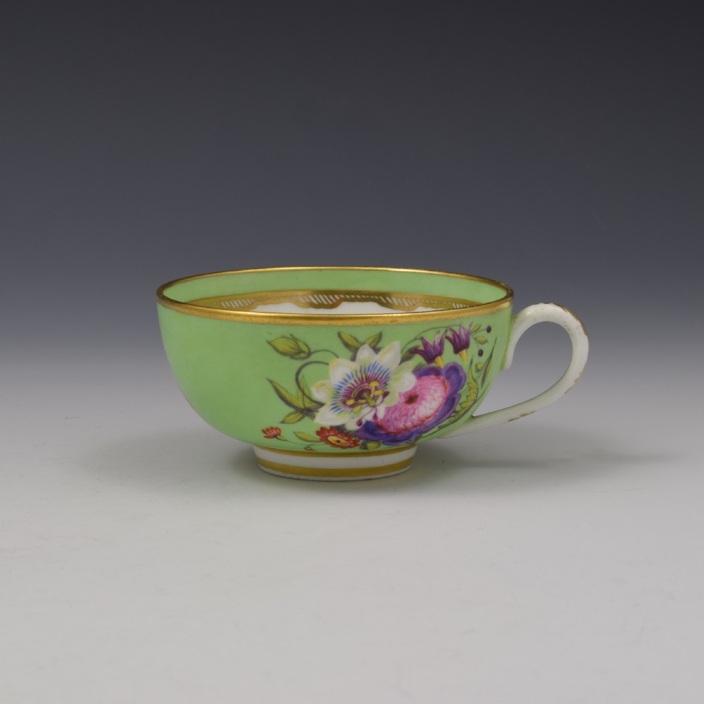 King Street Derby Porcelain Tea Cup & Saucer View III