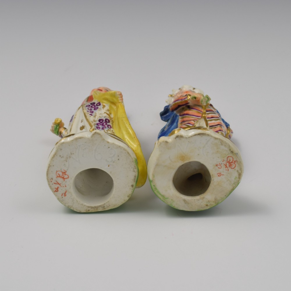 Pair Derby Porcelain Figures Small Turks c.1815 View VII