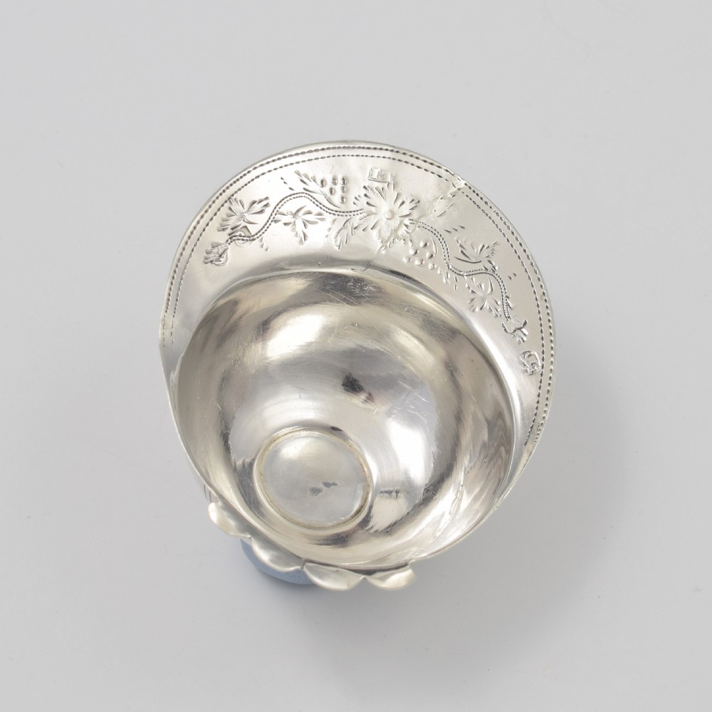 Rare Georgian Silver Jockey Cap Caddy Spoon Hallmarked 1798 View XIV