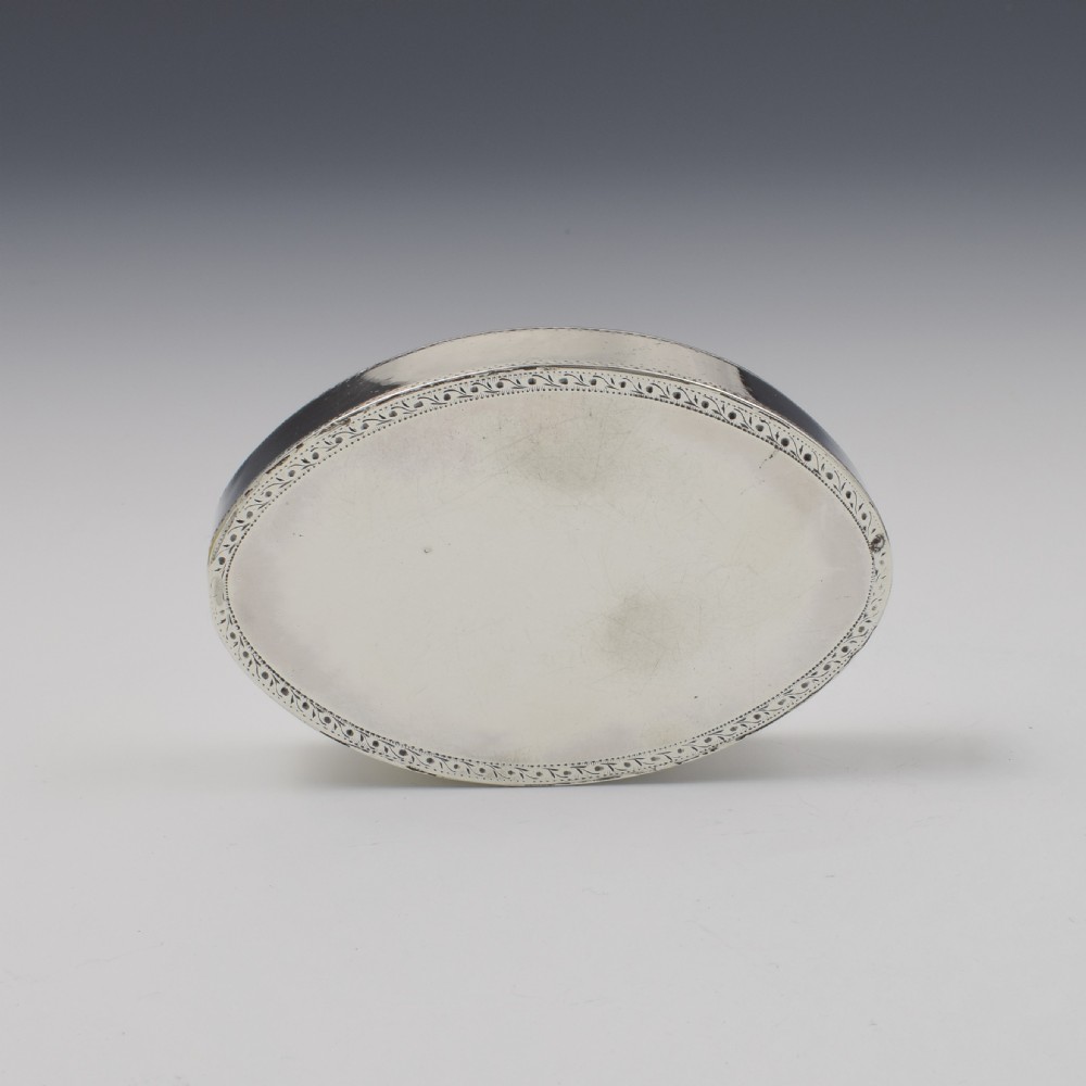 Very Large Georgian Silver Oval Snuff Box c.1800 Phipps & Robinson View IX