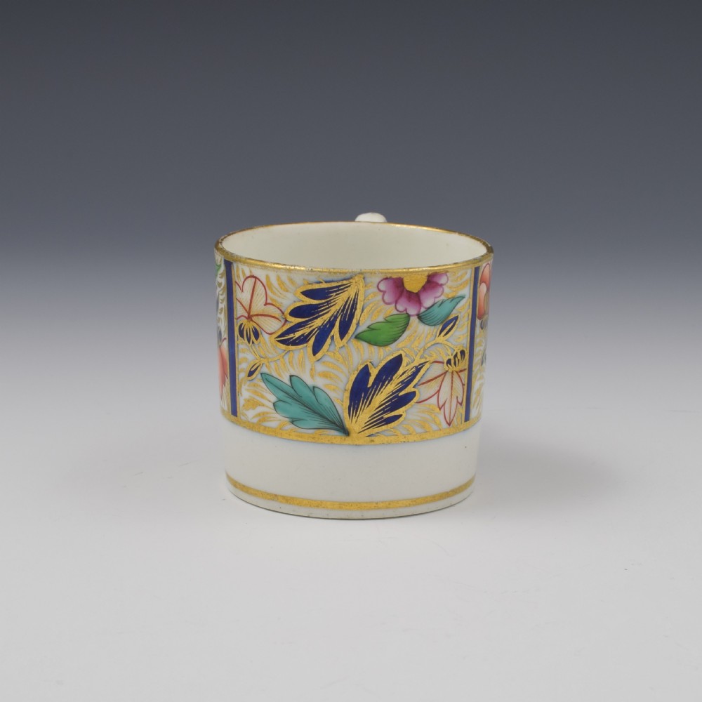 Georgian Coalport Porcelain Coffee Can c.1805 View II