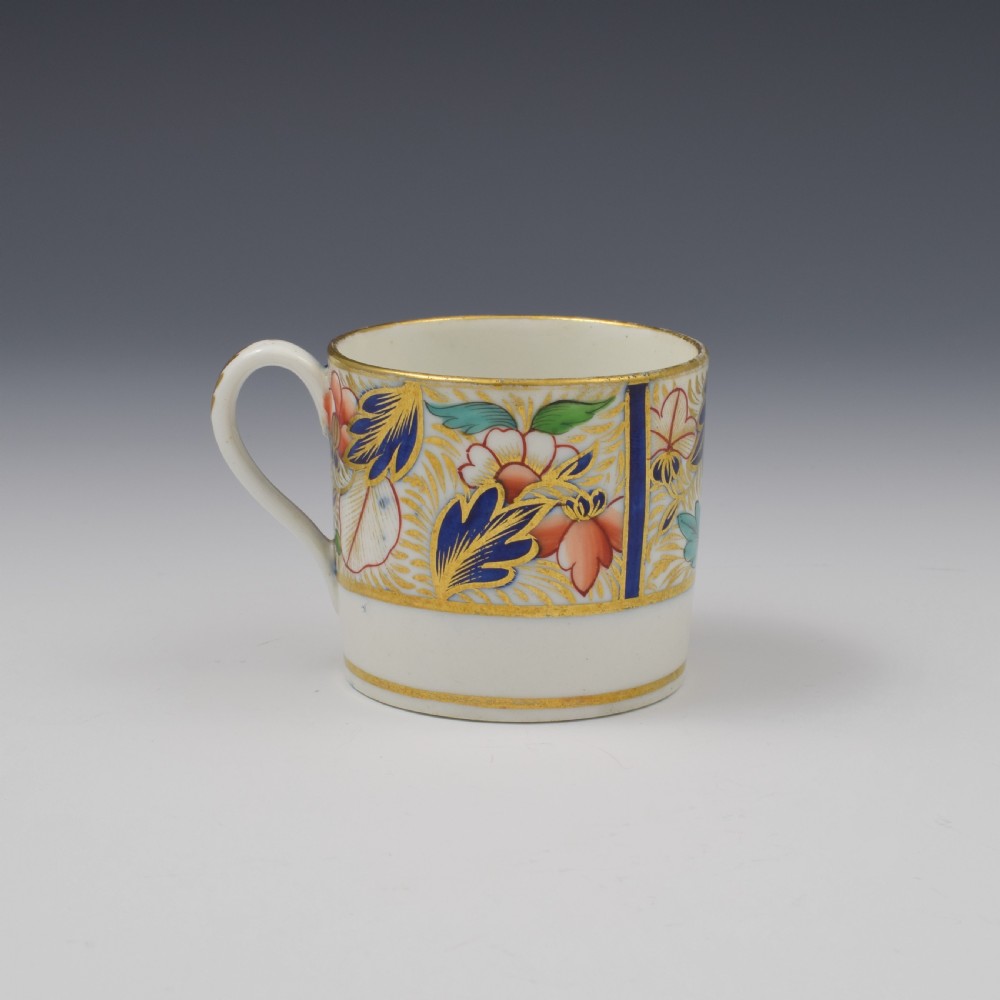 Georgian Coalport Porcelain Coffee Can c.1805 View III