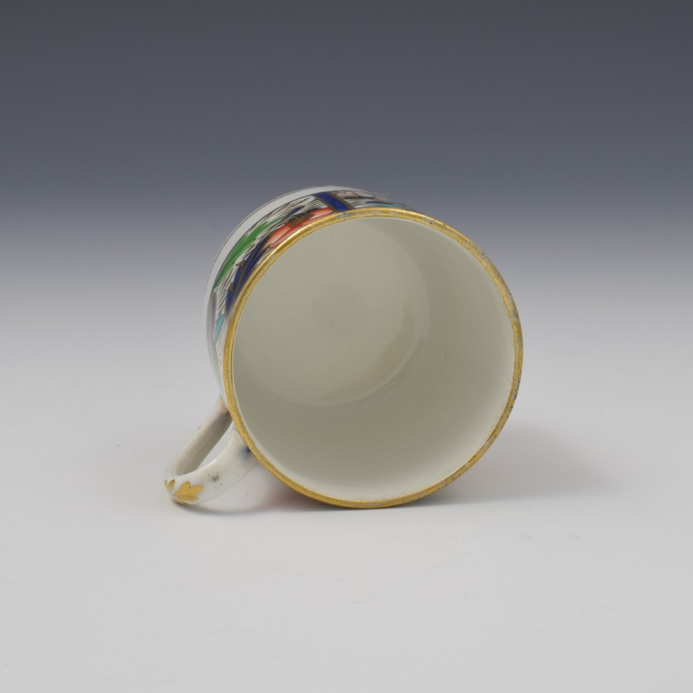 Georgian Coalport Porcelain Coffee Can c.1805 View V