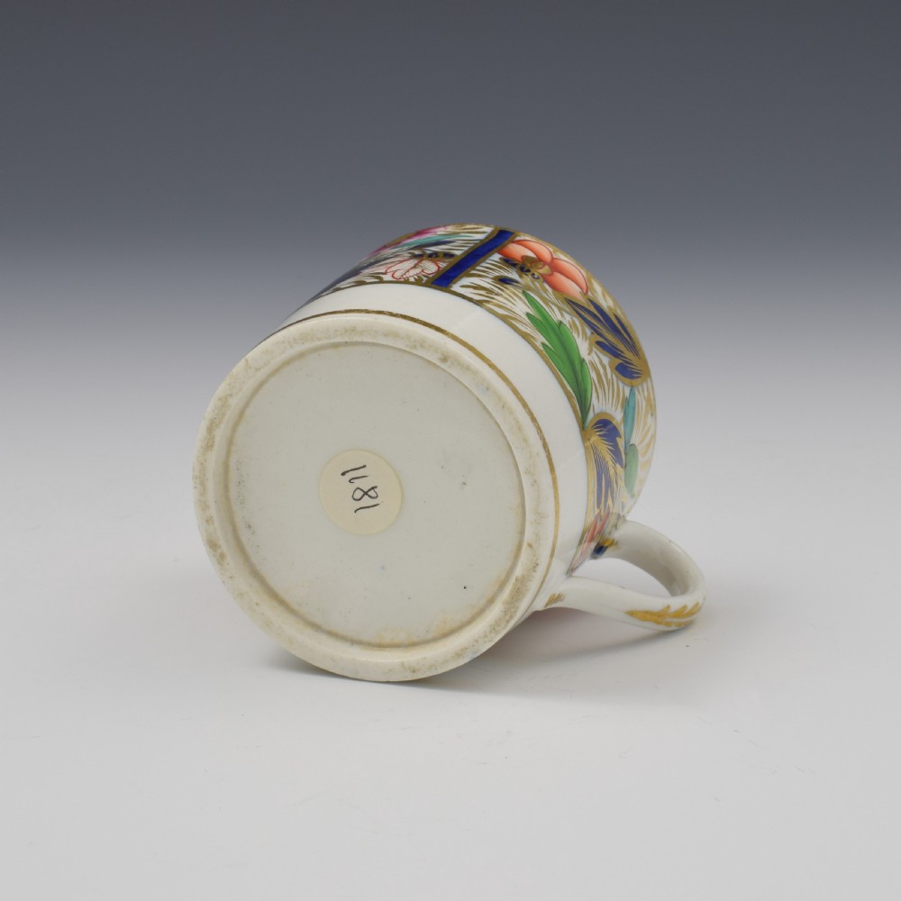 Georgian Coalport Porcelain Coffee Can c.1805 View VI