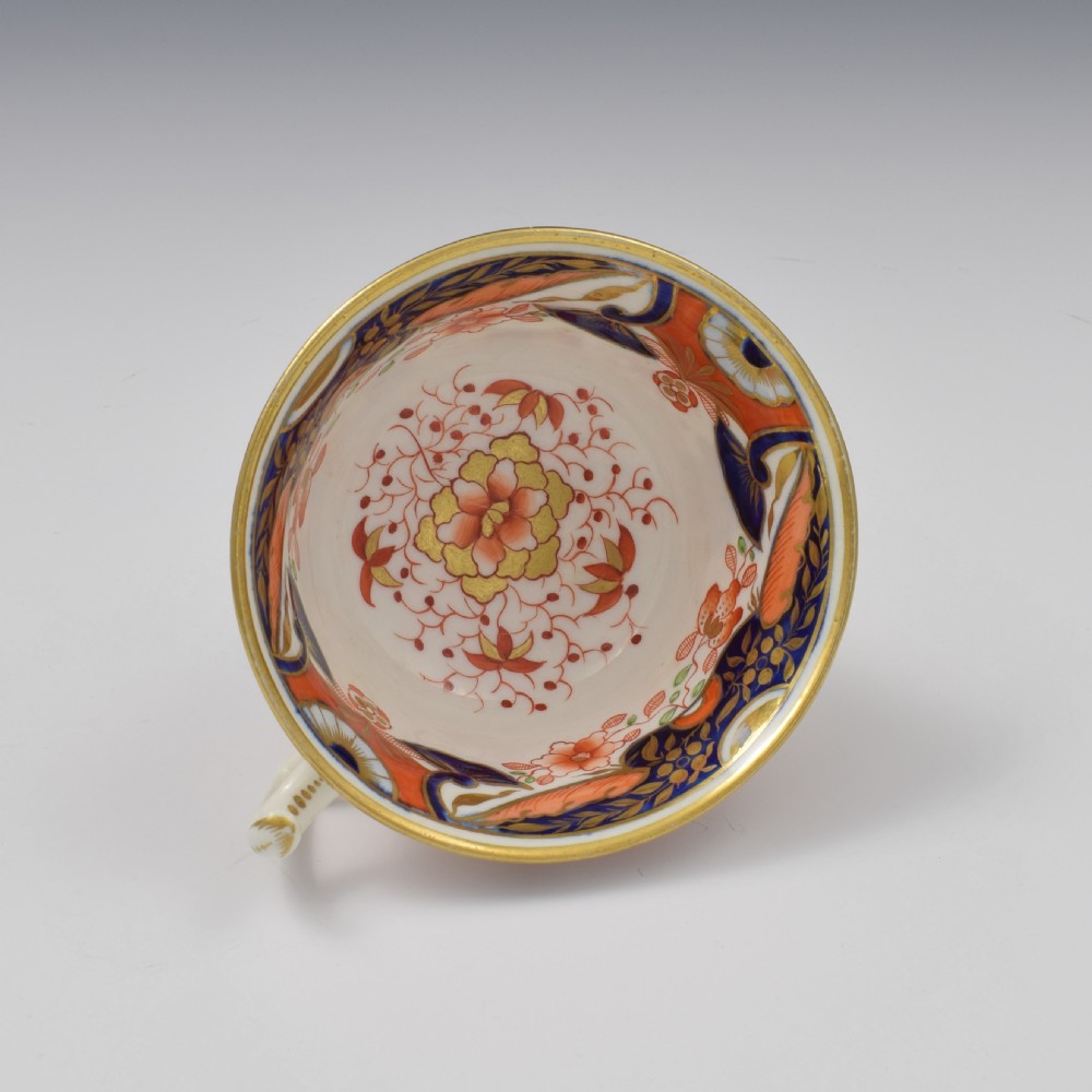 Regency Coalport Porcelain London Shape Tea Cup & Saucer Imari Japan 796 View VII
