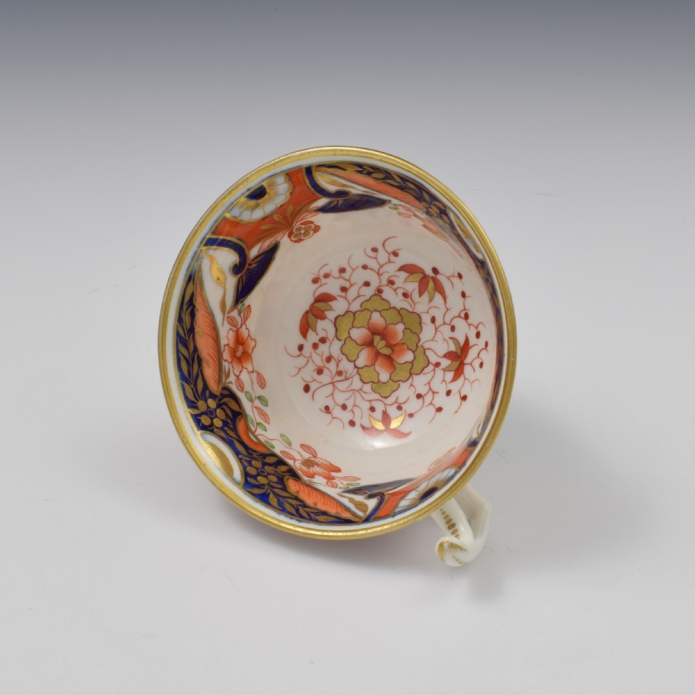 Regency Coalport Porcelain London Shape Tea Cup & Saucer Imari Japan 796 View VIII