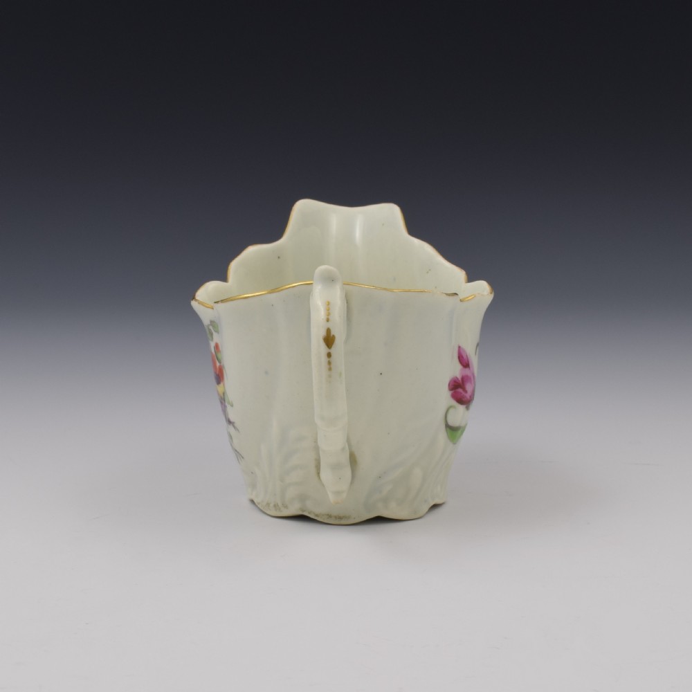 First Period Worcester Porcelain Chelsea Ewer Creamboat c.1765 View VII