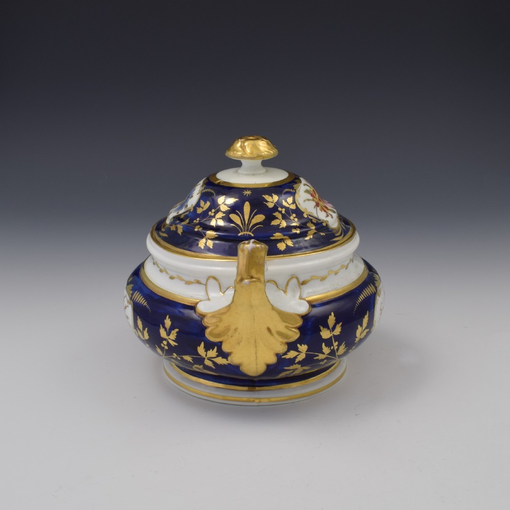 Davenport Regency Porcelain Sugar Box / Sucrier Pattern 745 View IV