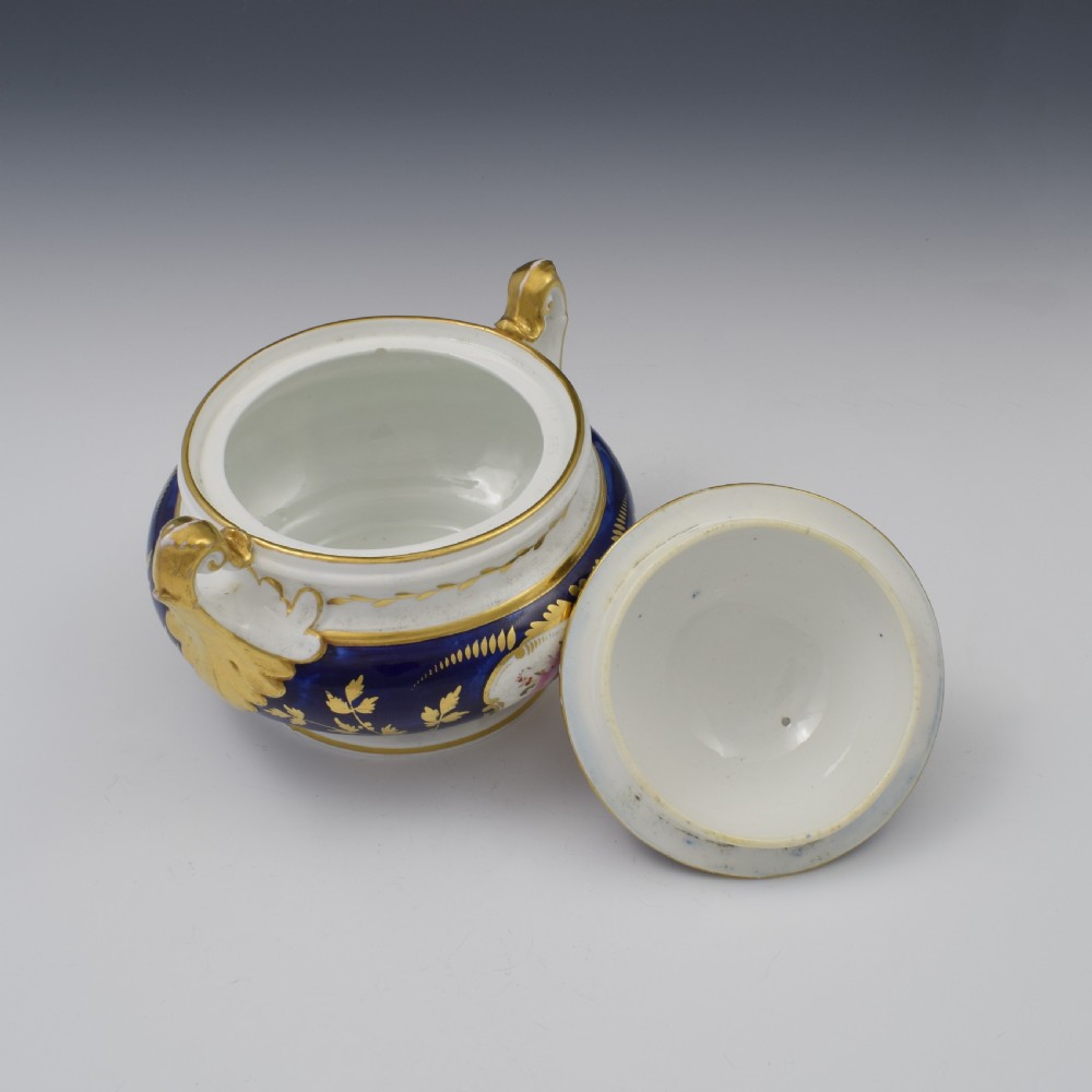 Davenport Regency Porcelain Sugar Box / Sucrier Pattern 745 View XI