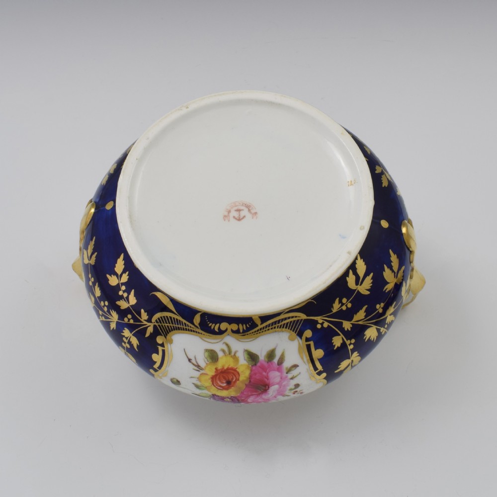 Davenport Regency Porcelain Sugar Box / Sucrier Pattern 745 View XII
