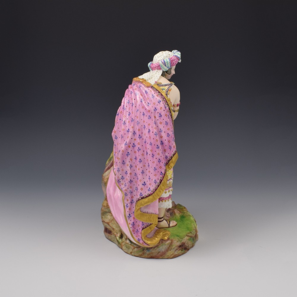 Rare Large Minton Porcelain Figure Arabia Model 137 c.1848 View IV